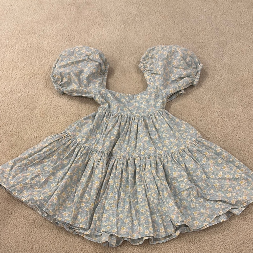 Floral Puff Sleeve Dress
